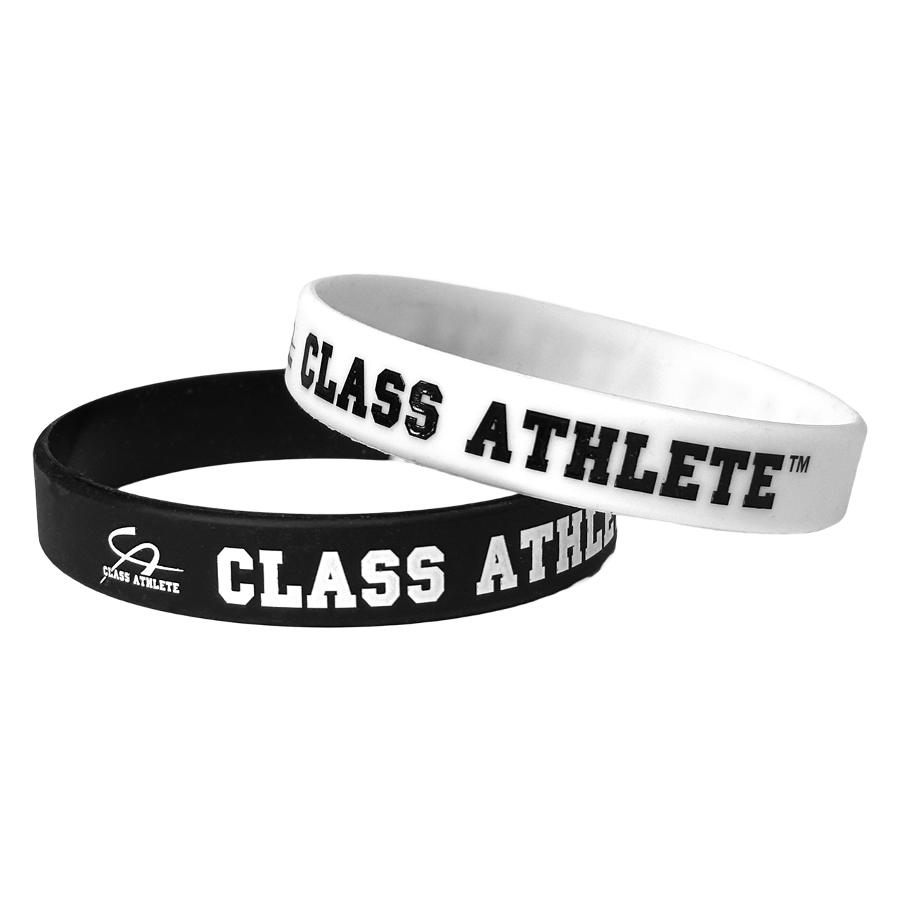 Class Athlete BW Wristbands 2-pack