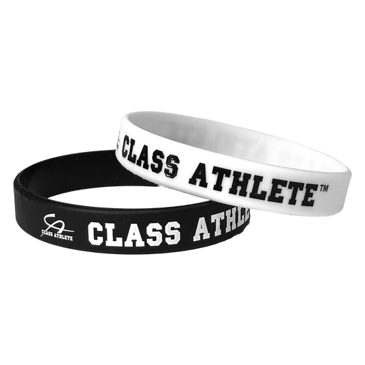 Class Athlete BW Wristbands 2-pack
